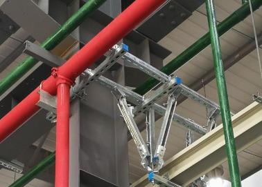 阳谷该抗震支架的整体式支吊架结构协调性好